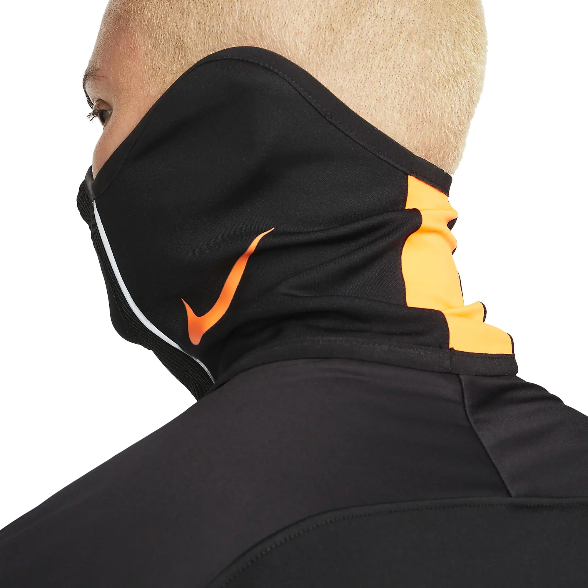 Cuello Nike Dri-Fit Strike Snood Warrior Black/Orange Hombre * SuperCap