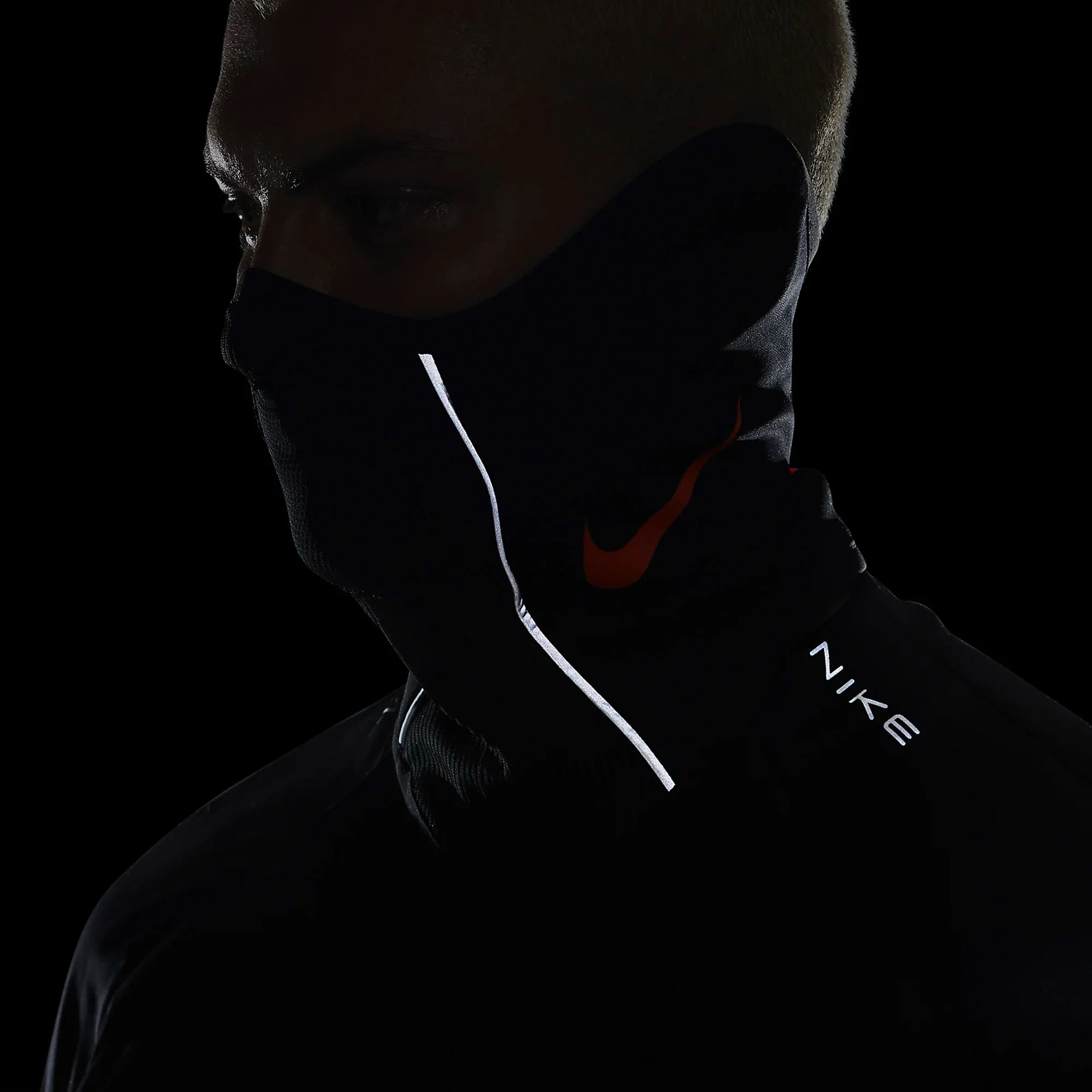 Cuello Nike Dri-Fit Strike Snood Warrior Black/Orange Hombre * SuperCap